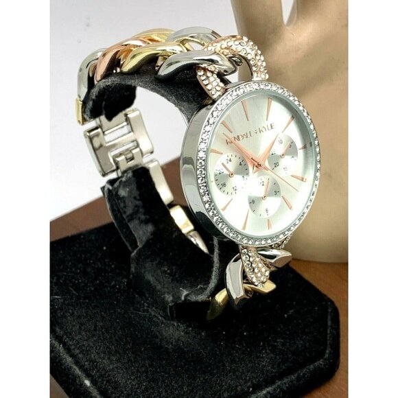 Kendall + Kylie Women's Watch Tri-Tone Stainless Steel Quartz Crystals 3… - Picture 11 of 11